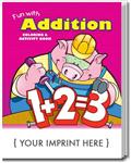 SC0247 Fun with Addition Coloring and Activity Book With Custom Imprint